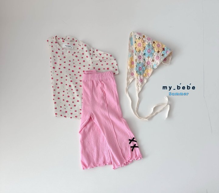 My Bebe - Korean Baby Fashion - #onlinebabyboutique - Pintuck Bootcut Pants - 7