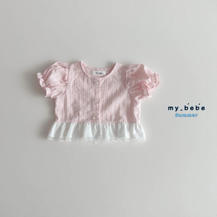 My Bebe - Korean Baby Fashion - #onlinebabyboutique - Lace Blouse - 11