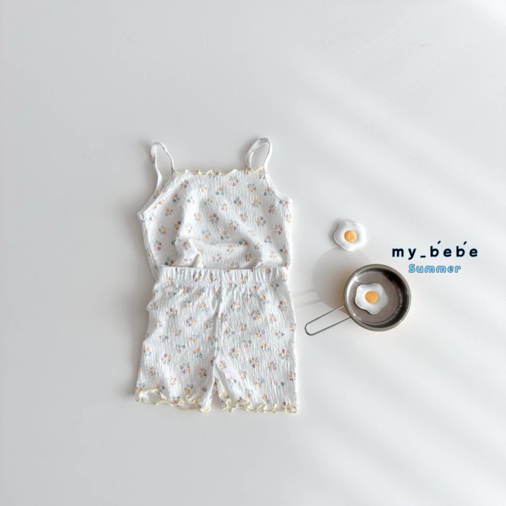 My Bebe - Korean Baby Fashion - #onlinebabyboutique - Sleeveless Easywear - 5