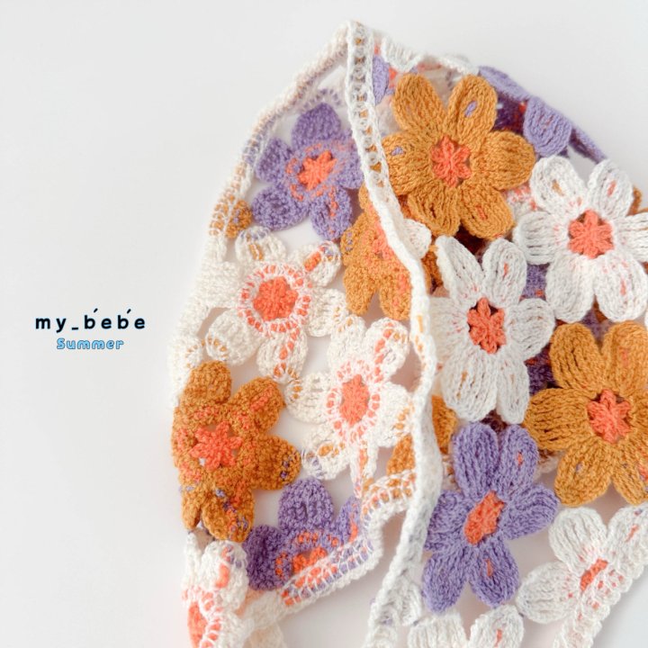My Bebe - Korean Baby Fashion - #onlinebabyshop - Embroidered Bonnet - 8