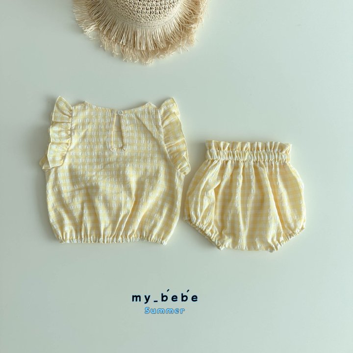 My Bebe - Korean Baby Fashion - #onlinebabyshop - Wing Bloomer Set - 11