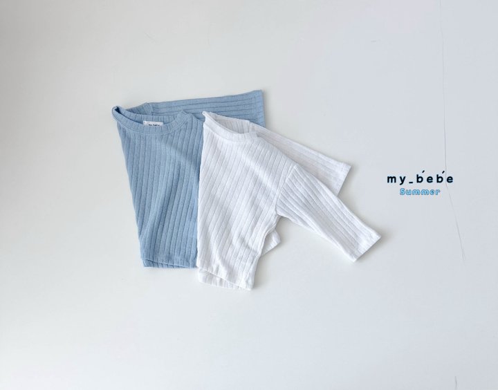 My Bebe - Korean Baby Fashion - #onlinebabyshop - Cooling Long Sleeve Tee - 3