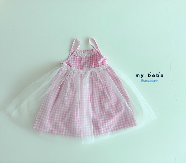 My Bebe - Korean Baby Fashion - #onlinebabyshop - Sha Sleeveless One-piece - 11