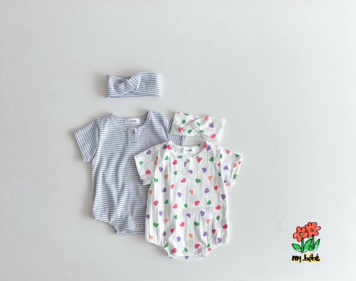 My Bebe - Korean Baby Fashion - #smilingbaby - Tight Suit Set