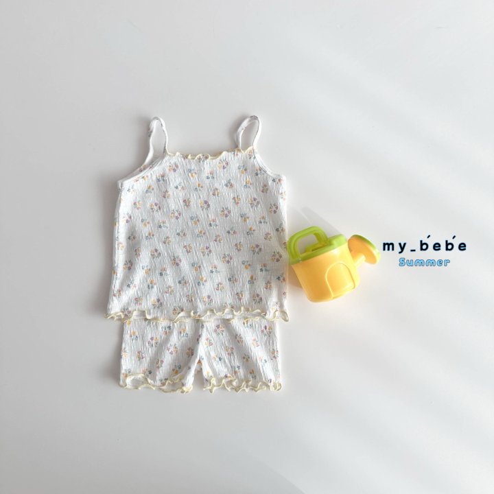 My Bebe - Korean Baby Fashion - #smilingbaby - Sleeveless Easywear - 7
