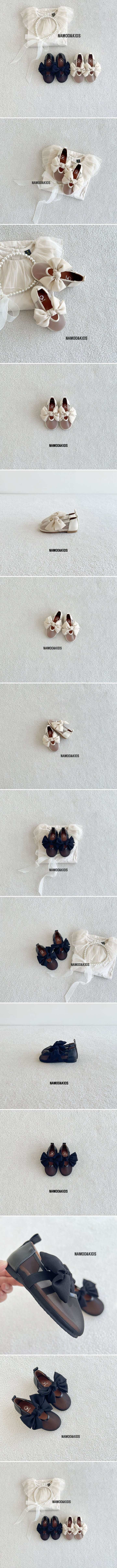 Namoo & Kids - Korean Children Fashion - #kidsshorts - Yui Chiffon Ribbon Flats