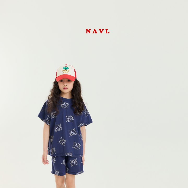 Navi - Korean Children Fashion - #childofig - Font Tee - 11