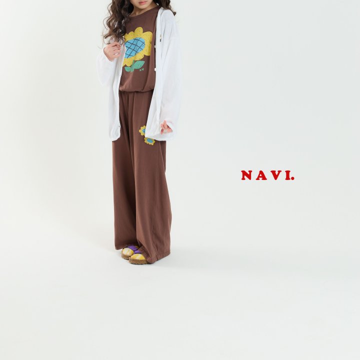 Navi - Korean Children Fashion - #childofig - Sunflower Tee - 5