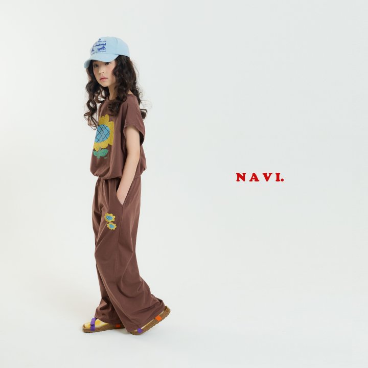 Navi - Korean Children Fashion - #childrensboutique - Sunflower Tee - 7