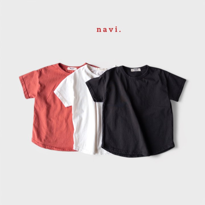 Navi - Korean Children Fashion - #designkidswear - Basic Tee