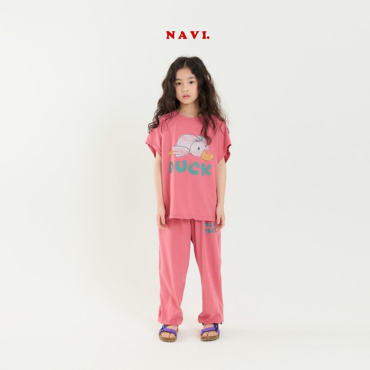 Navi - Korean Children Fashion - #kidsshorts - Duck Tee - 2