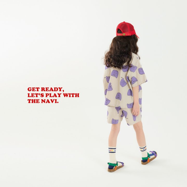 Navi - Korean Children Fashion - #kidsshorts - Doggy Shirt - 2
