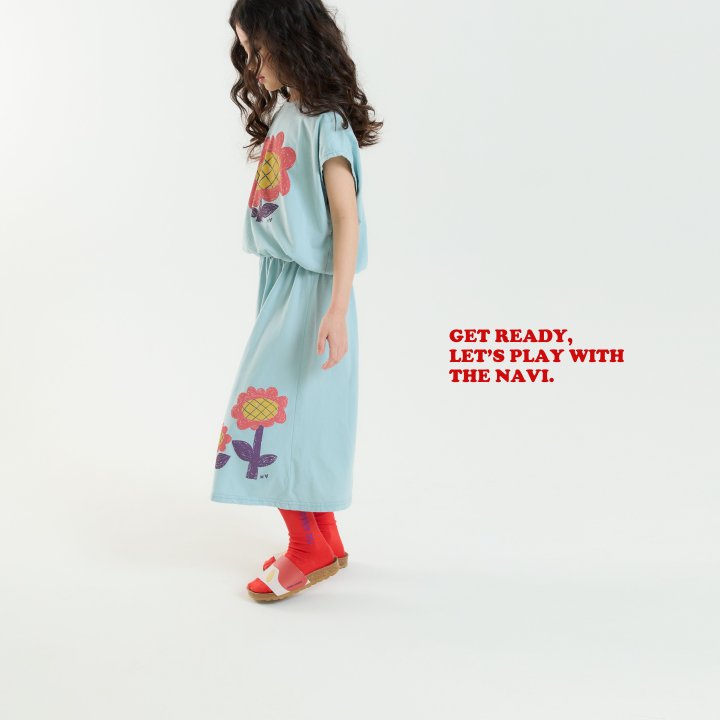 Navi - Korean Children Fashion - #kidsshorts - Sunflower Tee - 11