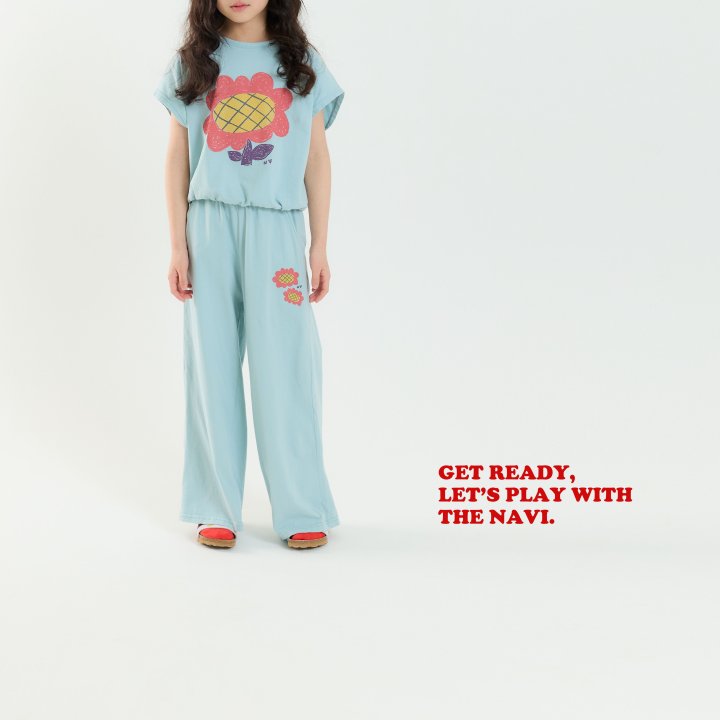 Navi - Korean Children Fashion - #kidsstore - Sunflower Tee - 12
