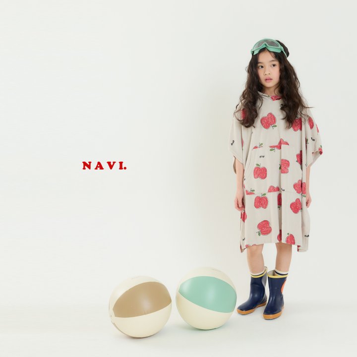 Navi - Korean Children Fashion - #littlefashionista - Apple Beach Gown - 9