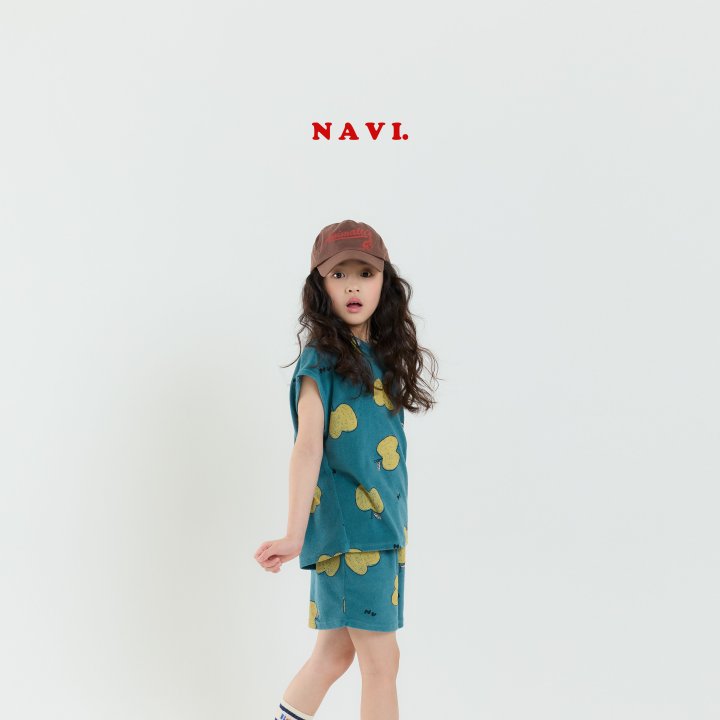 Navi - Korean Children Fashion - #magicofchildhood - Apple Sleeveless - 7