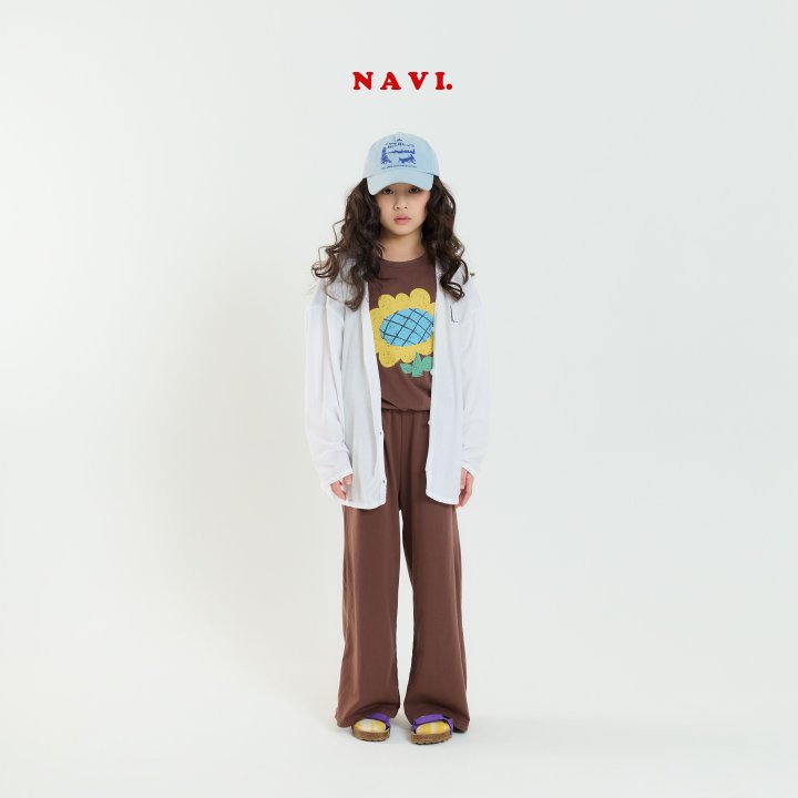 Navi - Korean Children Fashion - #minifashionista - Sunflower Tee - 4