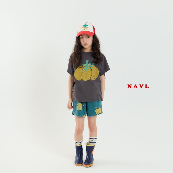Navi - Korean Children Fashion - #toddlerclothing - Pumpkin Tee - 2