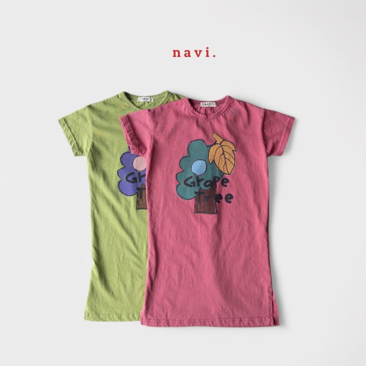 Navi - Korean Children Fashion - #toddlerclothing - Grape One-piece - 12