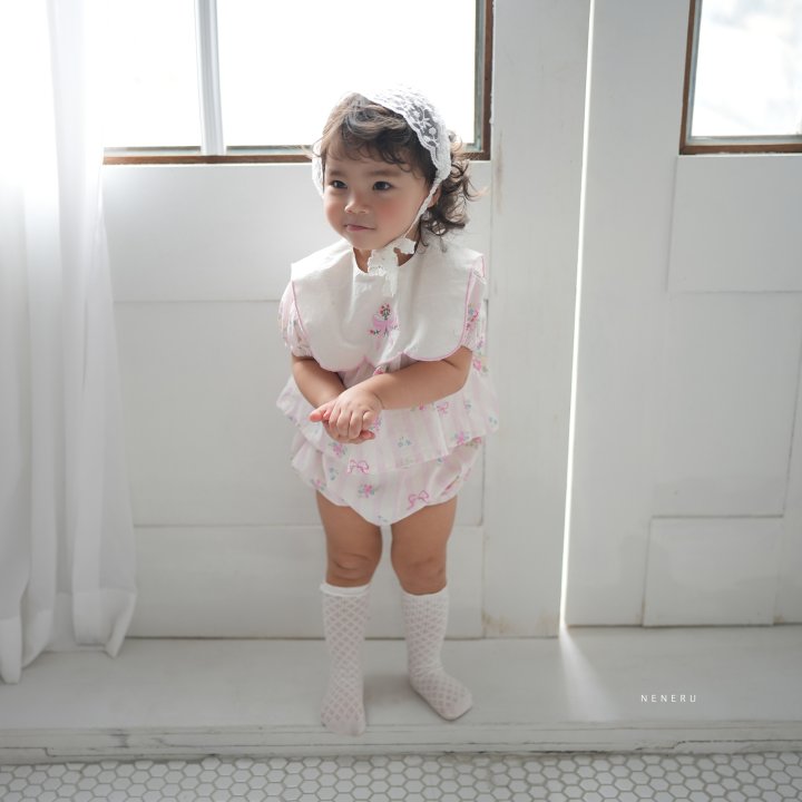 Neneru - Korean Baby Fashion - #babyboutique - Macaron Bloomer Set - 12