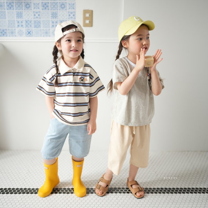 Neneru - Korean Baby Fashion - #babyboutique - Dotori Denim Pants - 3