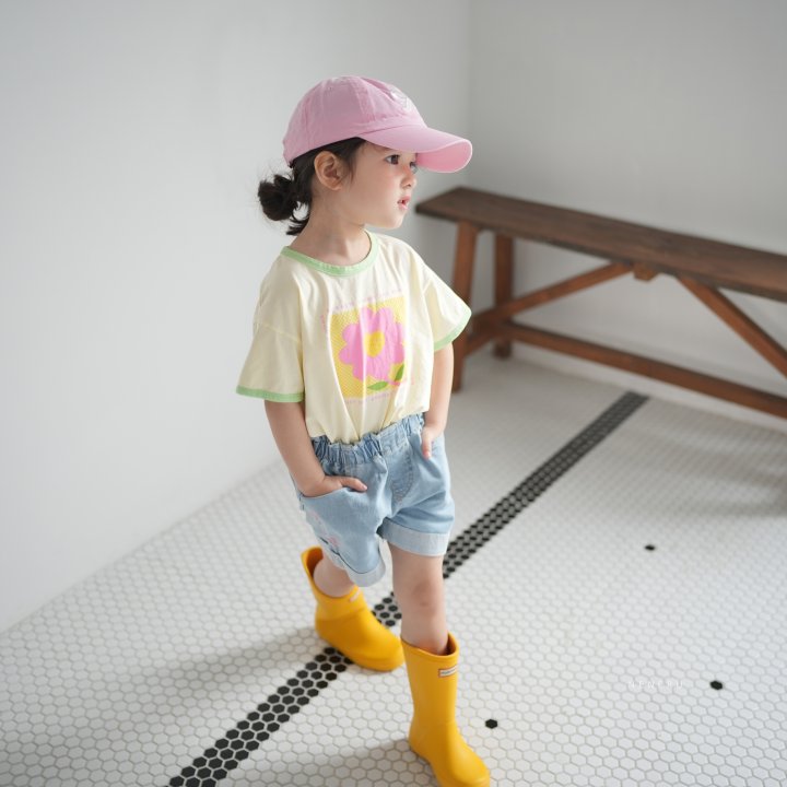 Neneru - Korean Baby Fashion - #babyboutique - Heart Flower Tee - 8