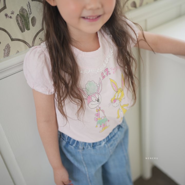 Neneru - Korean Baby Fashion - #babyboutique - Two Rabbit Tee - 6