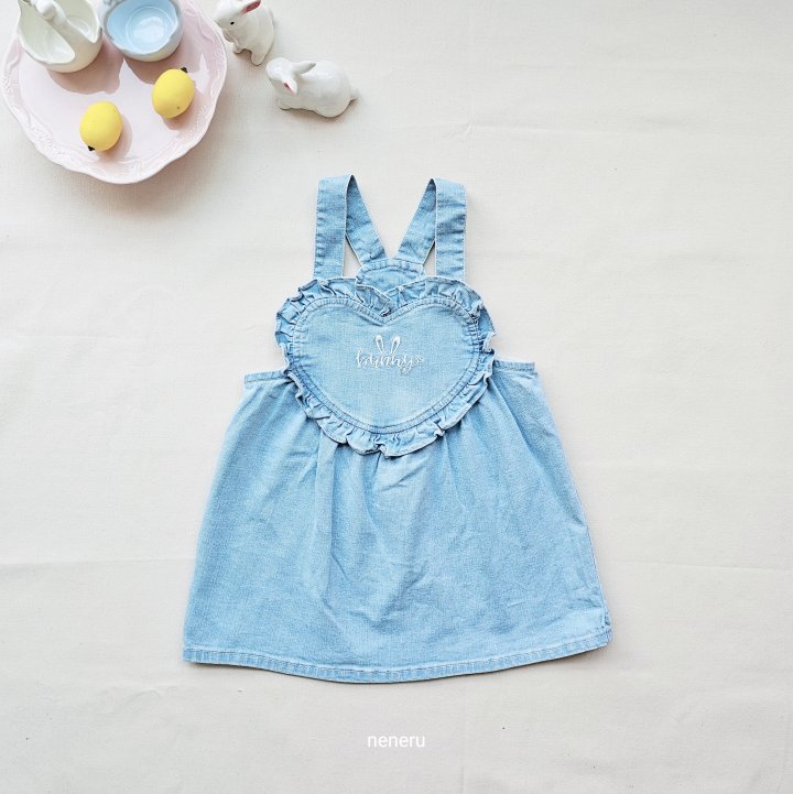 Neneru - Korean Baby Fashion - #babyboutique - Heart Overalls - 11