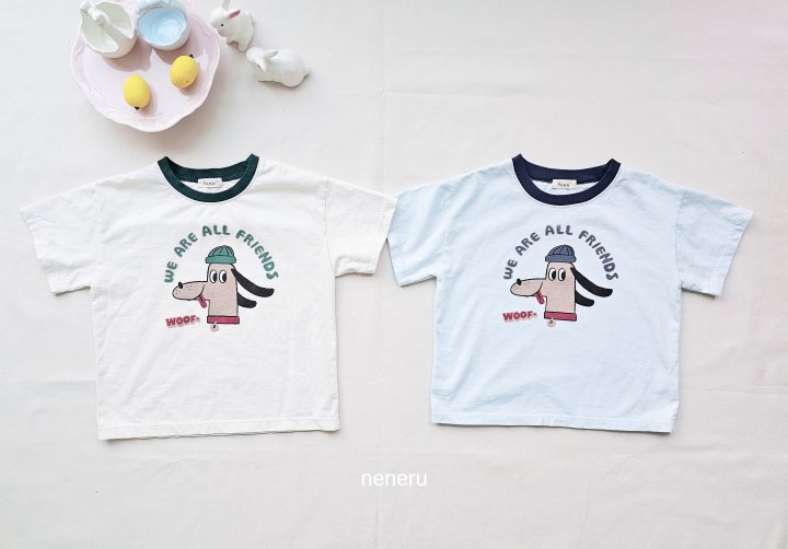 Neneru - Korean Baby Fashion - #babyboutique - Kids Dog Tee - 10