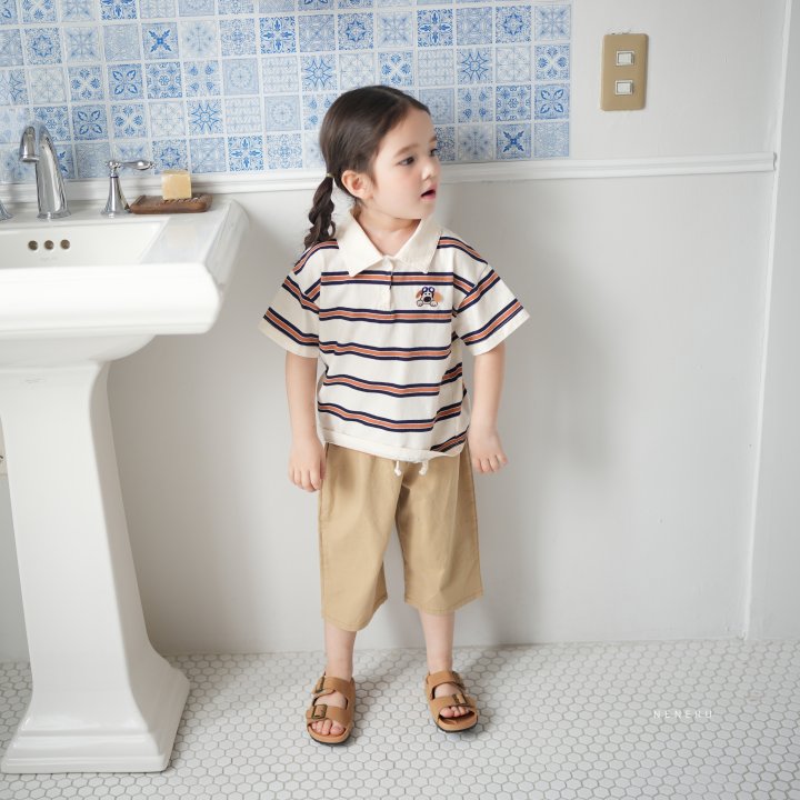 Neneru - Korean Baby Fashion - #babyboutiqueclothing - Mason Collar Tee - 6