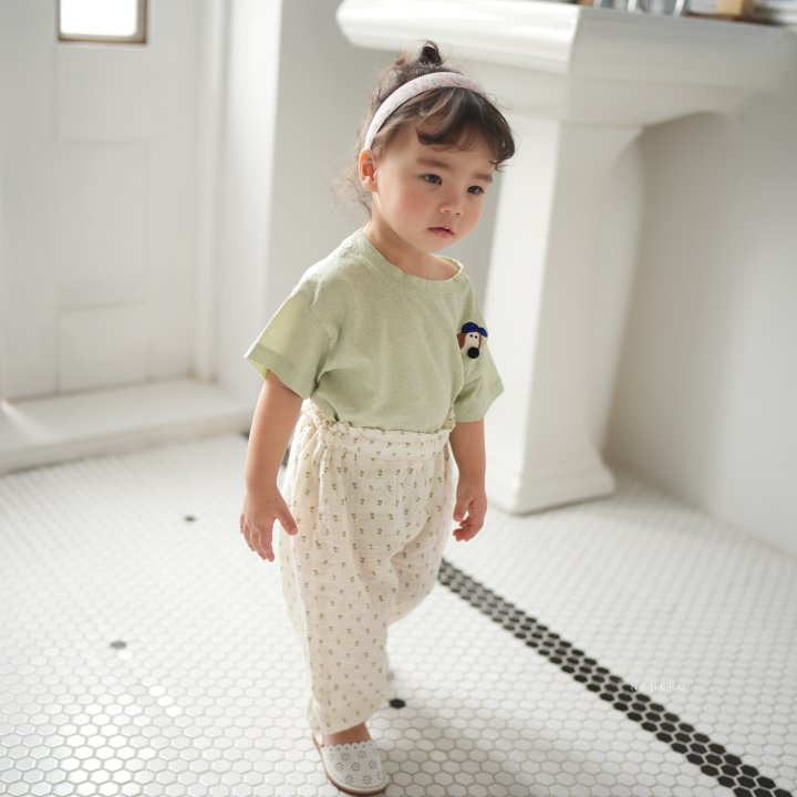 Neneru - Korean Baby Fashion - #babyboutiqueclothing - Kong Embroidery Tee - 2
