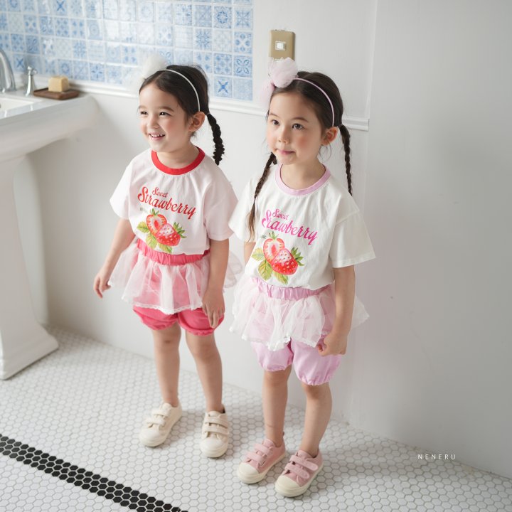 Neneru - Korean Baby Fashion - #babyclothing - Strawberry Tee - 9