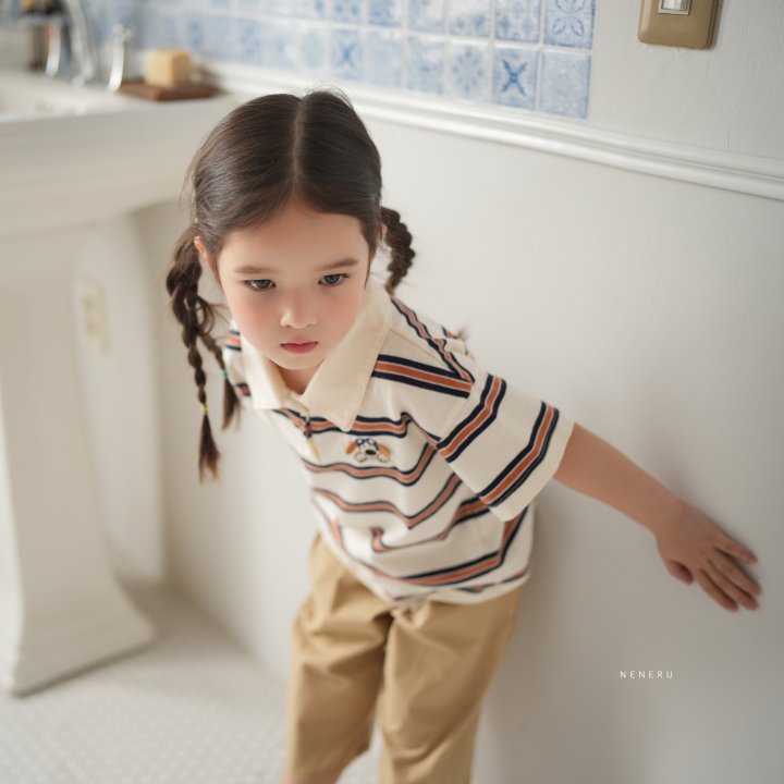 Neneru - Korean Baby Fashion - #babyclothing - Mason Collar Tee - 7