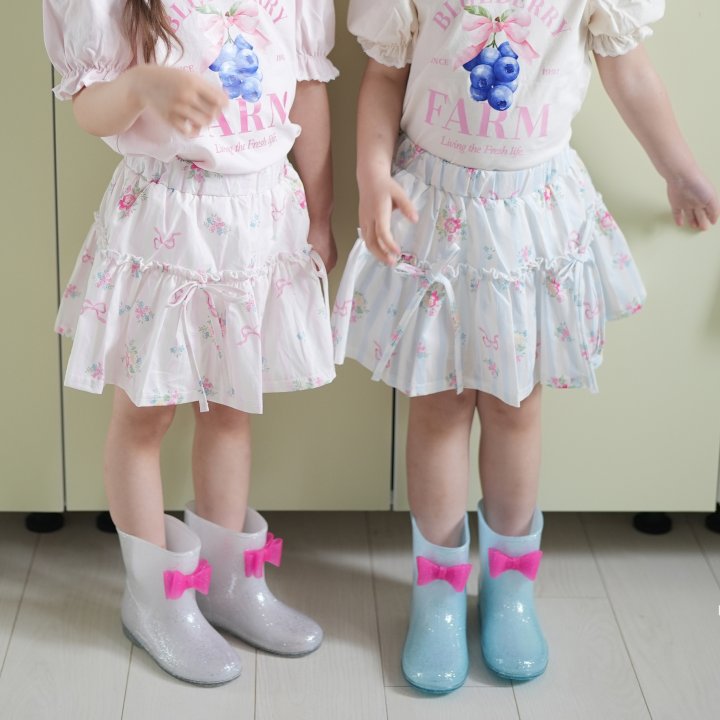 Neneru - Korean Baby Fashion - #babyfashion - Floral Skirt