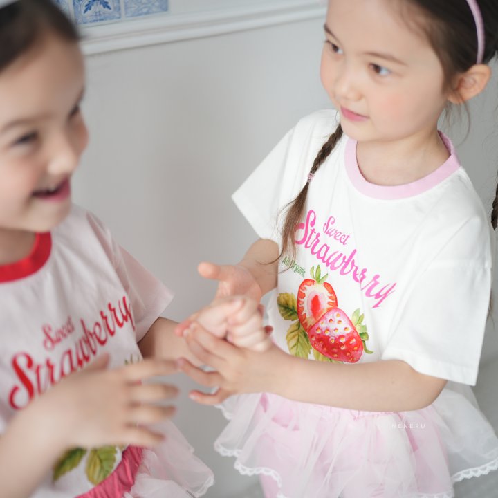 Neneru - Korean Baby Fashion - #babyfashion - Strawberry Tee - 10