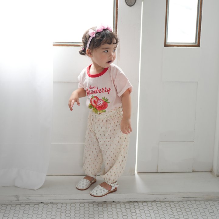 Neneru - Korean Baby Fashion - #babyfashion - Cherry Pants - 4