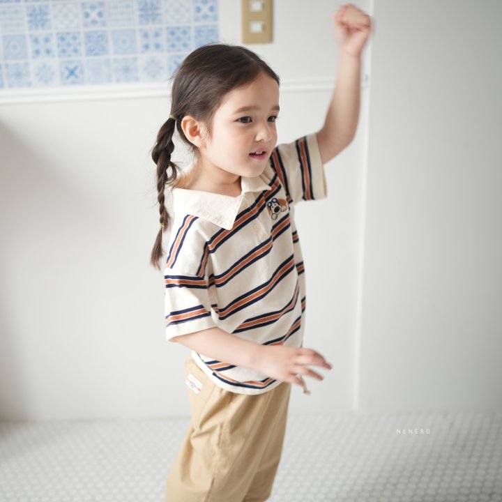Neneru - Korean Baby Fashion - #babyfever - Mason Collar Tee - 9