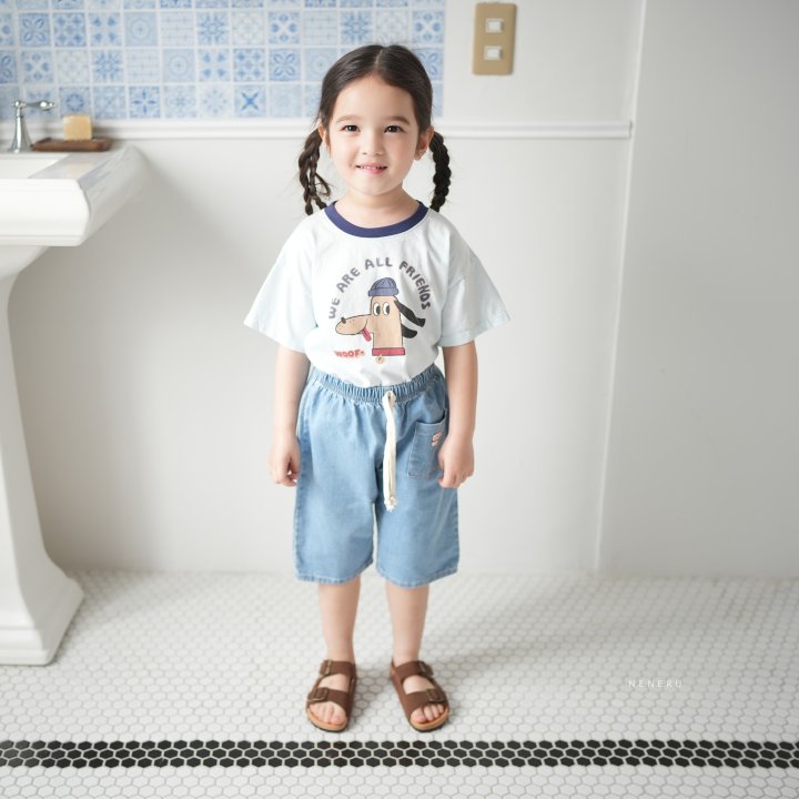 Neneru - Korean Baby Fashion - #babyfever - Bebe Dog Tee - 6