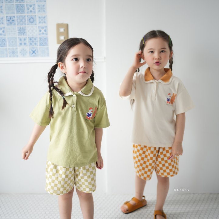 Neneru - Korean Baby Fashion - #babyfever - Duck Top Bottom Set - 2