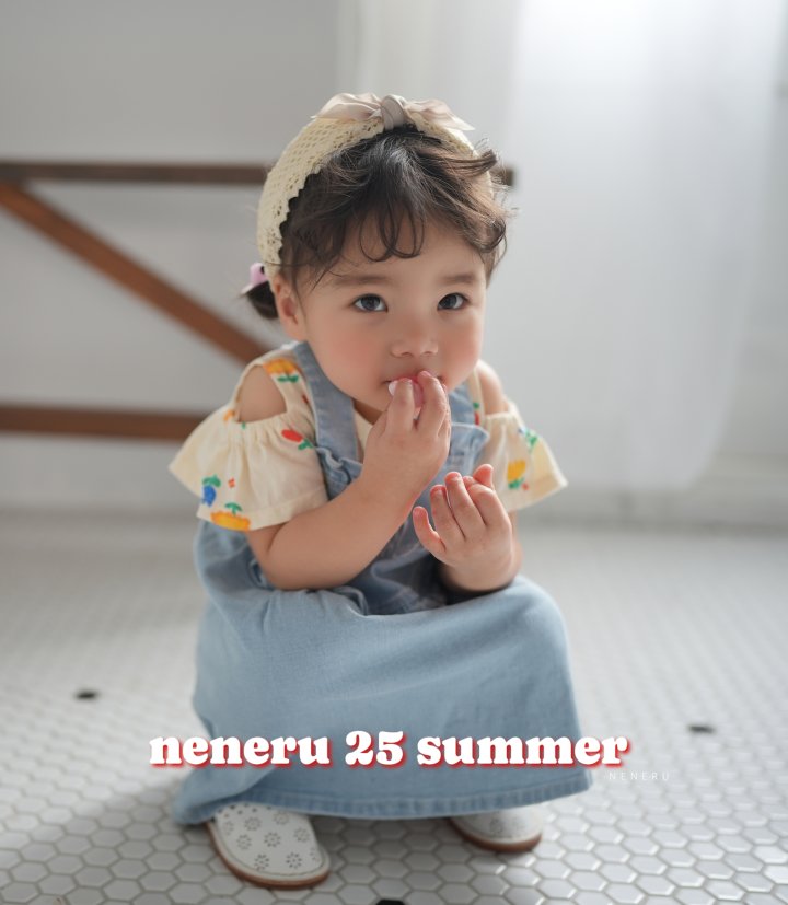Neneru - Korean Baby Fashion - #babyfever - Heart Overalls