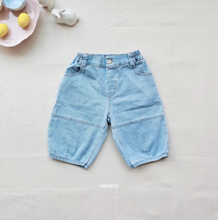 Neneru - Korean Baby Fashion - #babygirlfashion - Dotori Denim Pants - 8