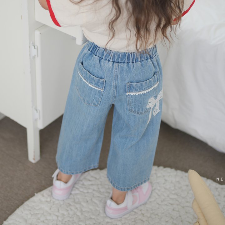 Neneru - Korean Baby Fashion - #babygirlfashion - Mezzo Ribbon Pants - 7