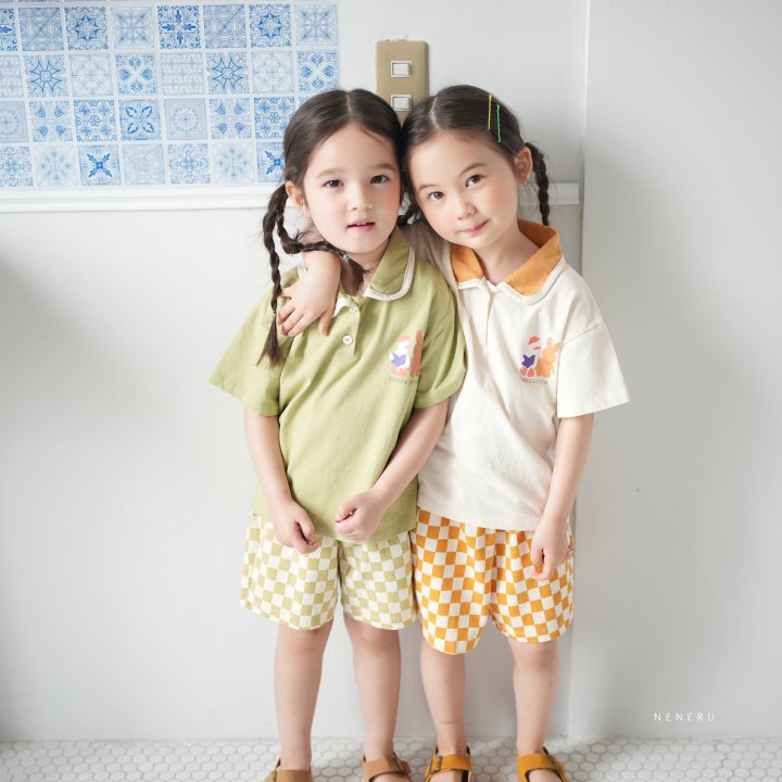 Neneru - Korean Baby Fashion - #babygirlfashion - Duck Top Bottom Set - 3
