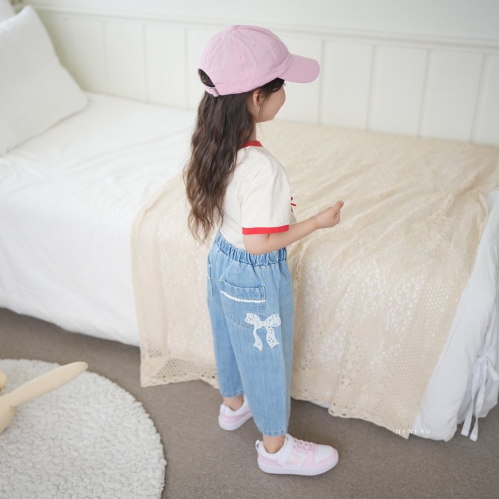Neneru - Korean Baby Fashion - #babylifestyle - Mezzo Ribbon Pants - 8