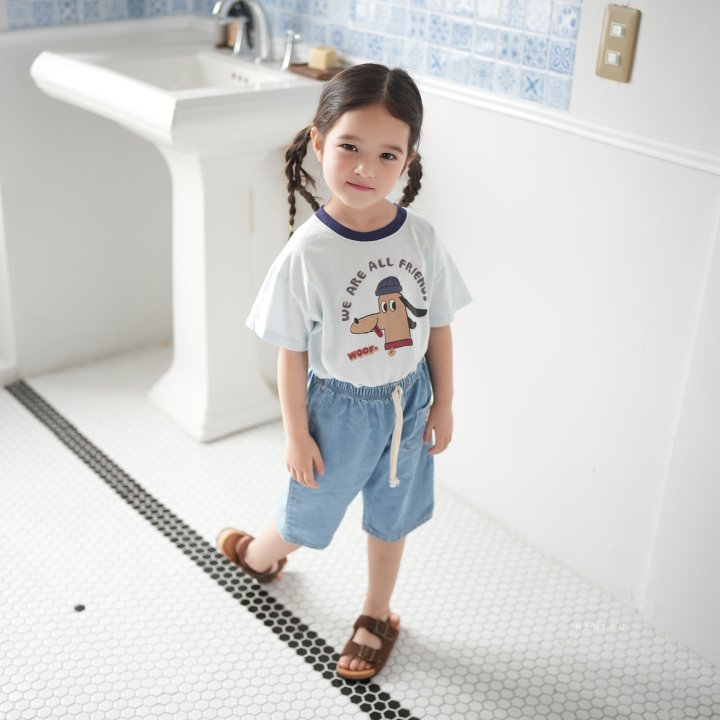 Neneru - Korean Baby Fashion - #babylifestyle - Bebe Dog Tee - 8