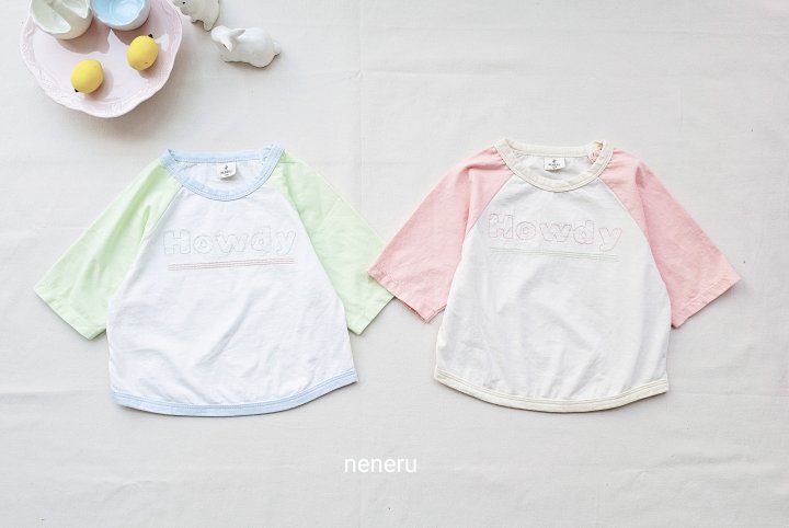Neneru - Korean Baby Fashion - #babylifestyle - Howdy Tee - 6