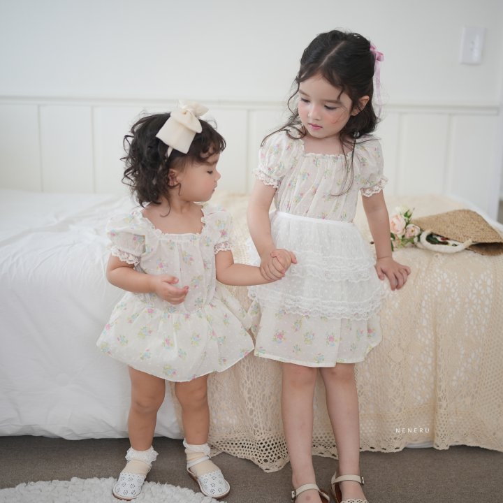 Neneru - Korean Baby Fashion - #babyootd - Sweet One-piece