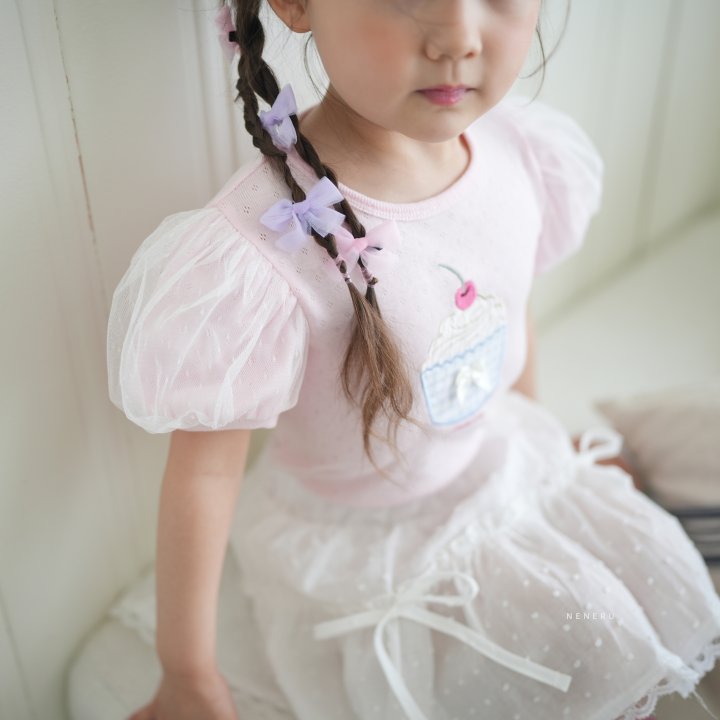 Neneru - Korean Baby Fashion - #babyootd - Wendy Puff Tee - 2
