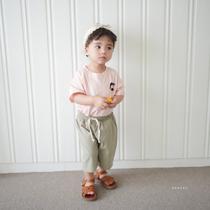Neneru - Korean Baby Fashion - #babyootd - Kong Embroidery Tee - 9
