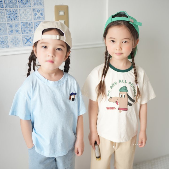 Neneru - Korean Baby Fashion - #babyootd - Kids Dog Tee - 3